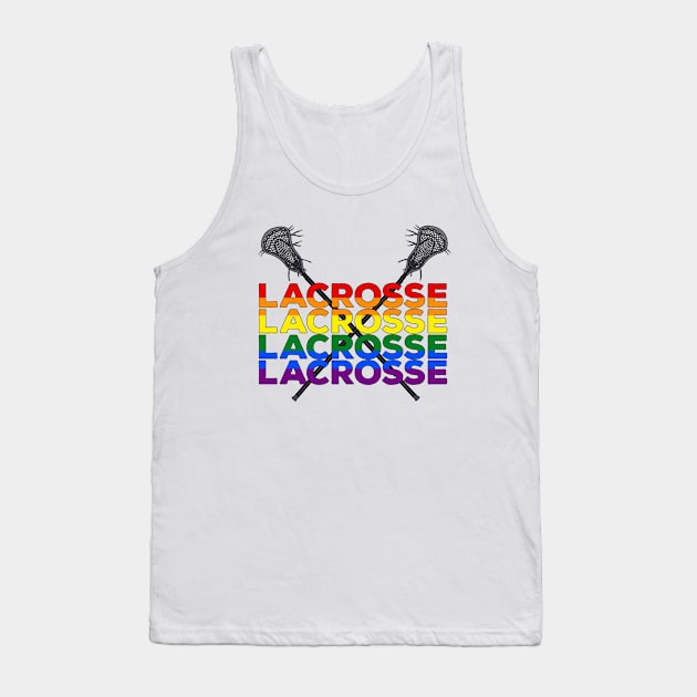 Lacrosse Rainbow Tank Top by DiegoCarvalho